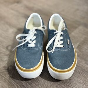Vans Blue Canvas Sneakers